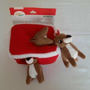 Zippy Paws Holiday Burrow Interactive Puzzle With 3 Toys Inside